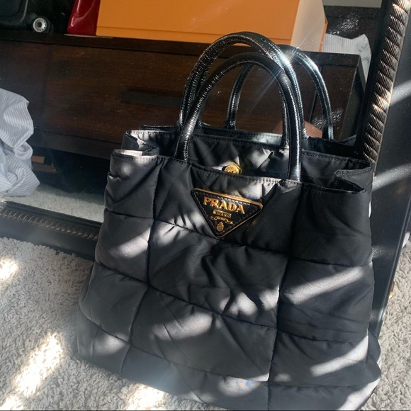 Prada Handbags - Vintage Prada Nylon Purse